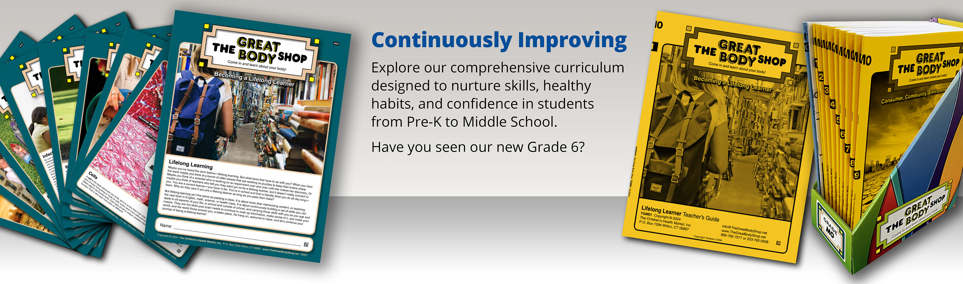 Click on this banner to learn more about our Grade 6 Curriculum
